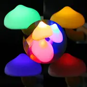 1pc durable mushroom night light socket powered with light sensor for automatic control details 2
