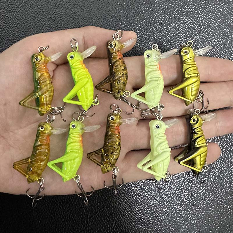 Bionic Hard Insect Bait Grasshopper Wobbler Fishing Lure - Temu