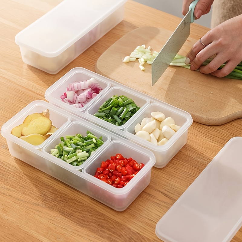 Fruit Vegetable Storage Containers For Fridge Draining Fresh - Temu