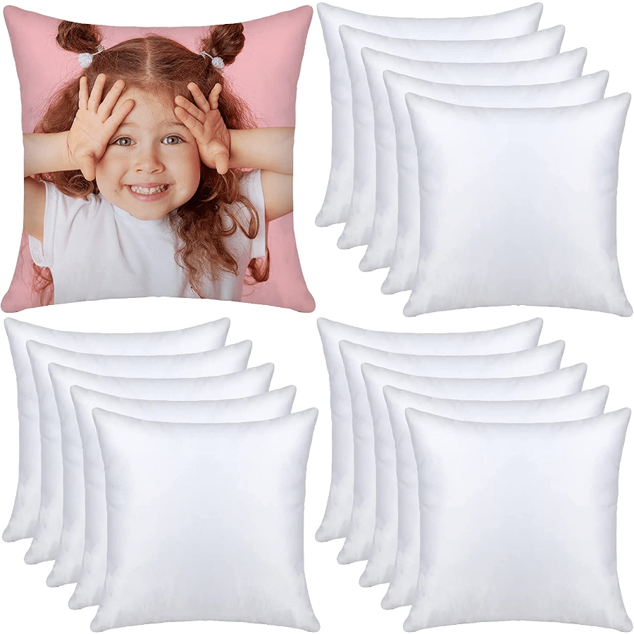 Blank Sublimation Pillow Covers Polyester 9 Panel On Front With A Solid  Black Back. These Are Velvet Feel And - Yahoo Shopping