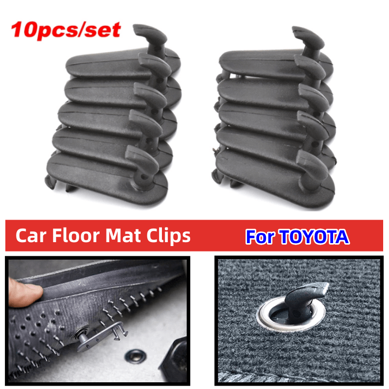 4 Set Car Floor Mat Caret Clips Universal Retention Fixing For Holders  Grips Clamps Floor Holders Carpet Non-slip Fastener Clips