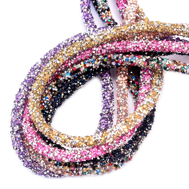 Sparkle Crystal Rhinestone Rope Chain String DIY Jewelry Applique Clothes  Decor
