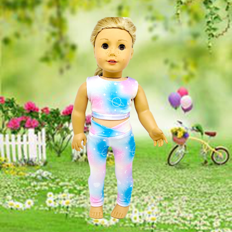 Girls Doll Fitted Pajama Set Doll Clothes Accessories Best - Temu