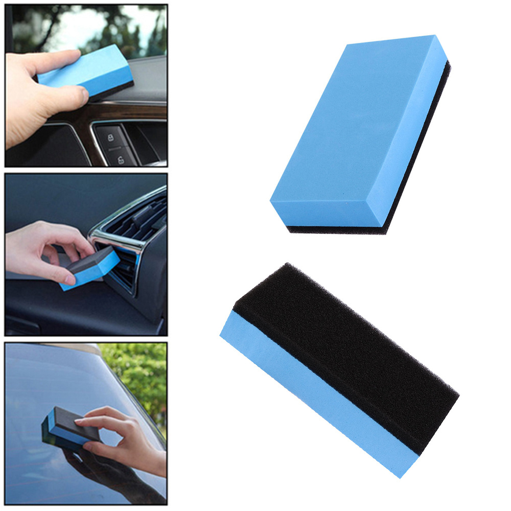 5pcs Car Paint Plating Crystal Sponge Block Wipe Off Glue Car Beauty