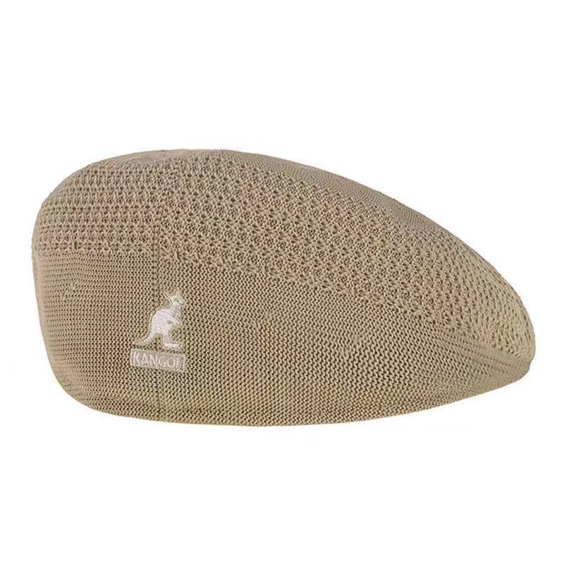 Animal Embroidery Beret Solid Painter Cap Unisex Octagonal Hat