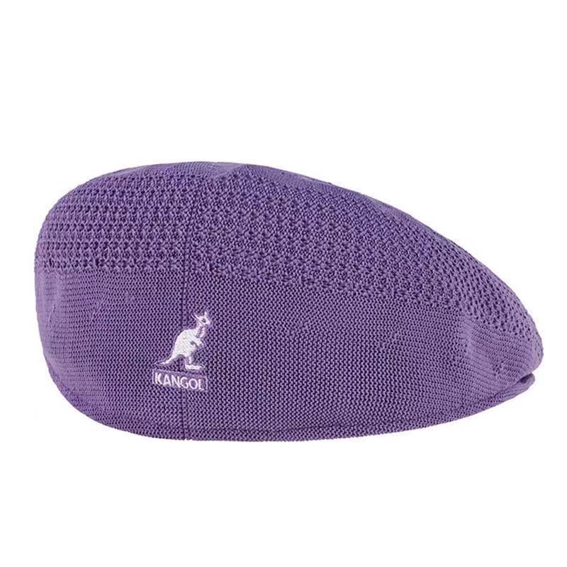 Animal Embroidery Beret Solid Painter Cap Unisex Octagonal Hat