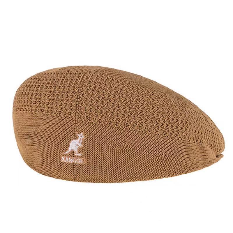 Animal Embroidery Beret Solid Painter Cap Unisex Octagonal Hat
