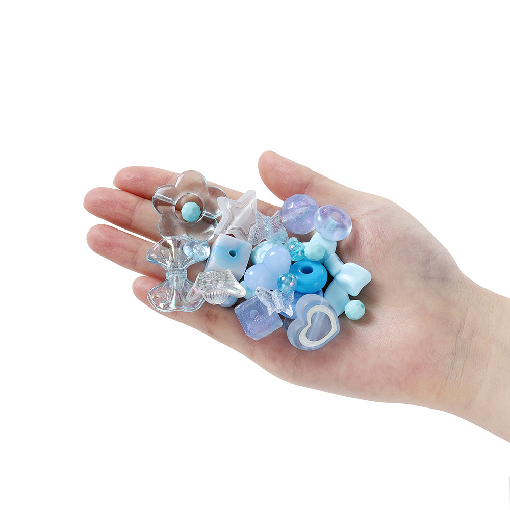 Acrylic Heart Beads Star Beads Flower Beads Plastic - Temu