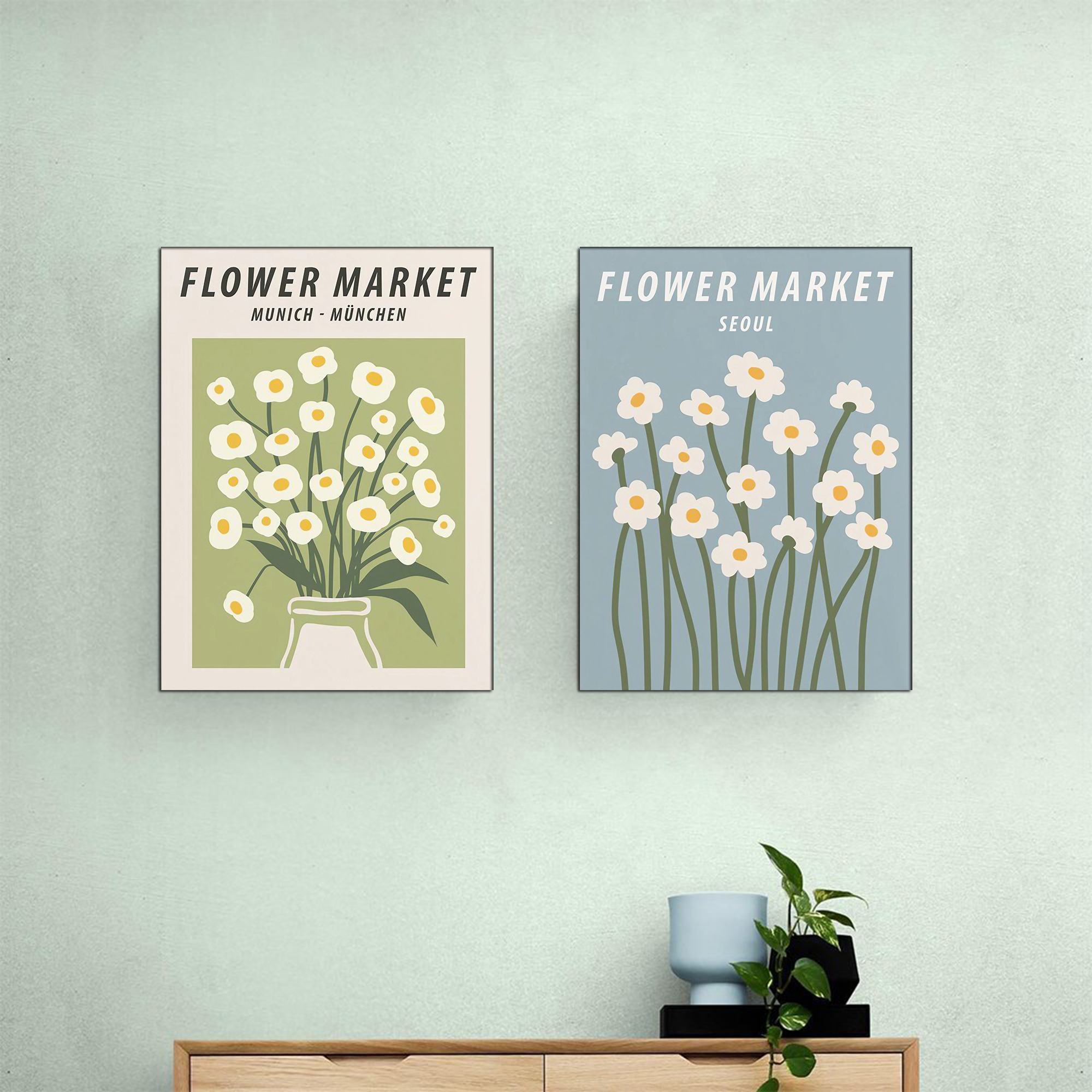 Chamomile Flower Creativity Posters creative Idea Posters - Temu