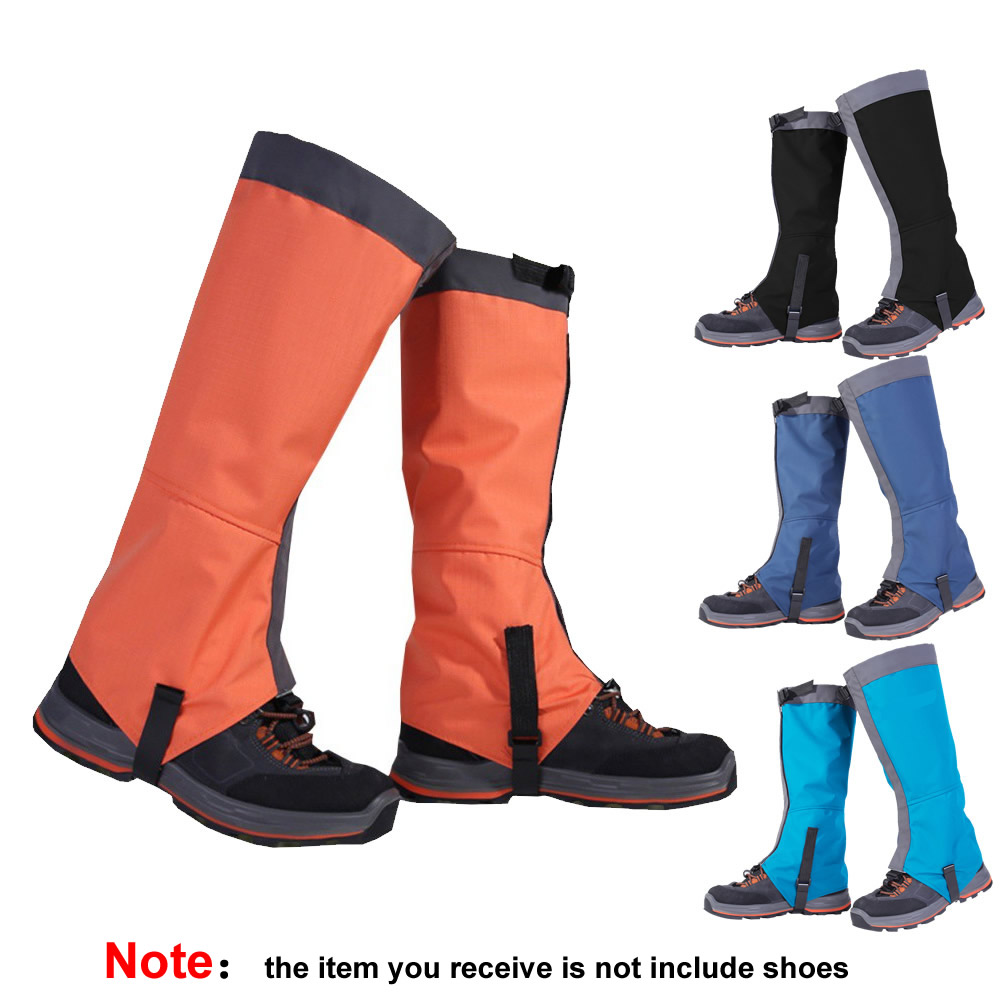  Polainas impermeables para las piernas, leggings impermeables y  ajustables, botas de nieve para hombre, A, M : Deportes y Actividades al  Aire Libre