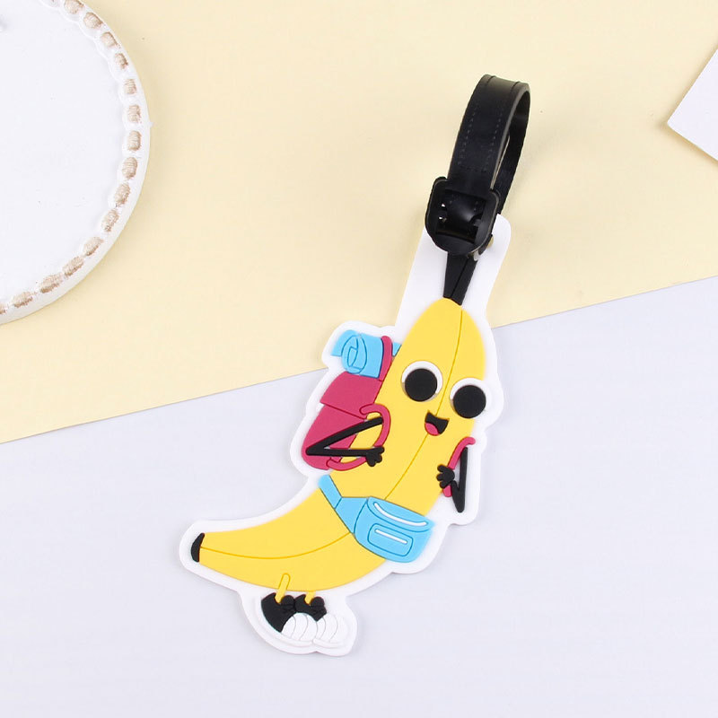 Banana luggage tag deals