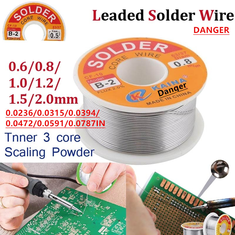 ace 63/37 Tin/Lead Stained Glass Solder Wire (63/37) (3Mm