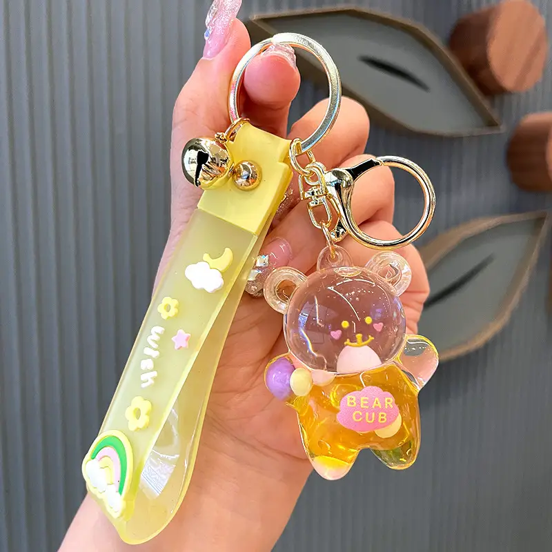 Bear Keychain Cute Car Key Chain Key Ring Bag Pendant - Temu