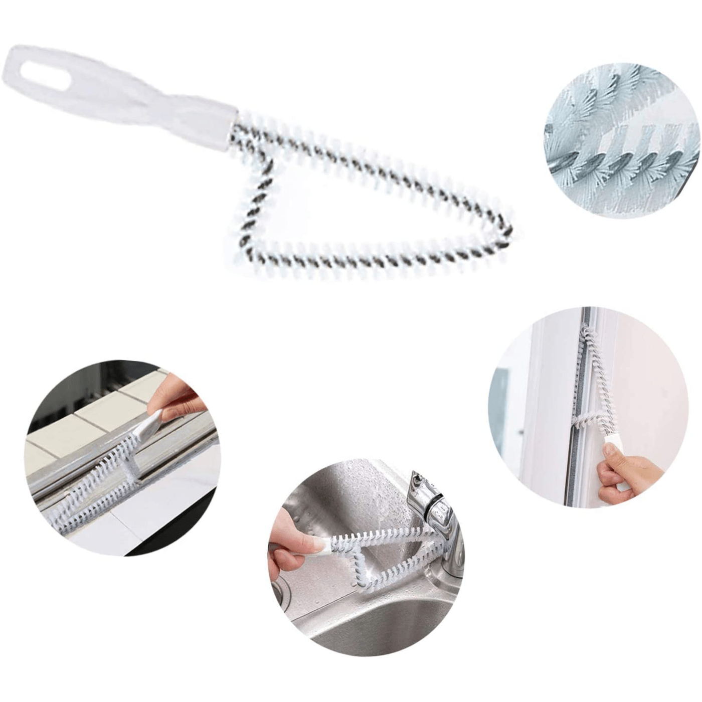 Groove Gap Cleaning Brush, Window And Sliding Door Track Cleaning Brush  Tile Lines Brush,window Blind Duster For Shower Shutter/car Vents/air  Conditio