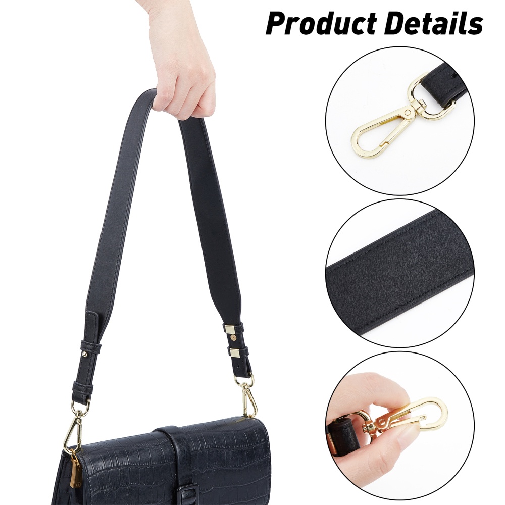 Adjustable PU Leather Handbag Shoulder Bag Strap Handle