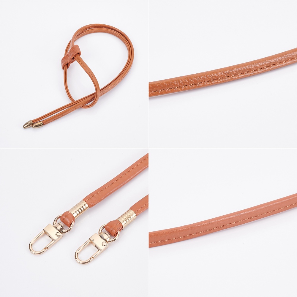 PU Leather Drawstring Pull String Purse Strap Replacement for