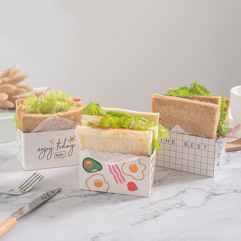 Paper Burger Packaging Box