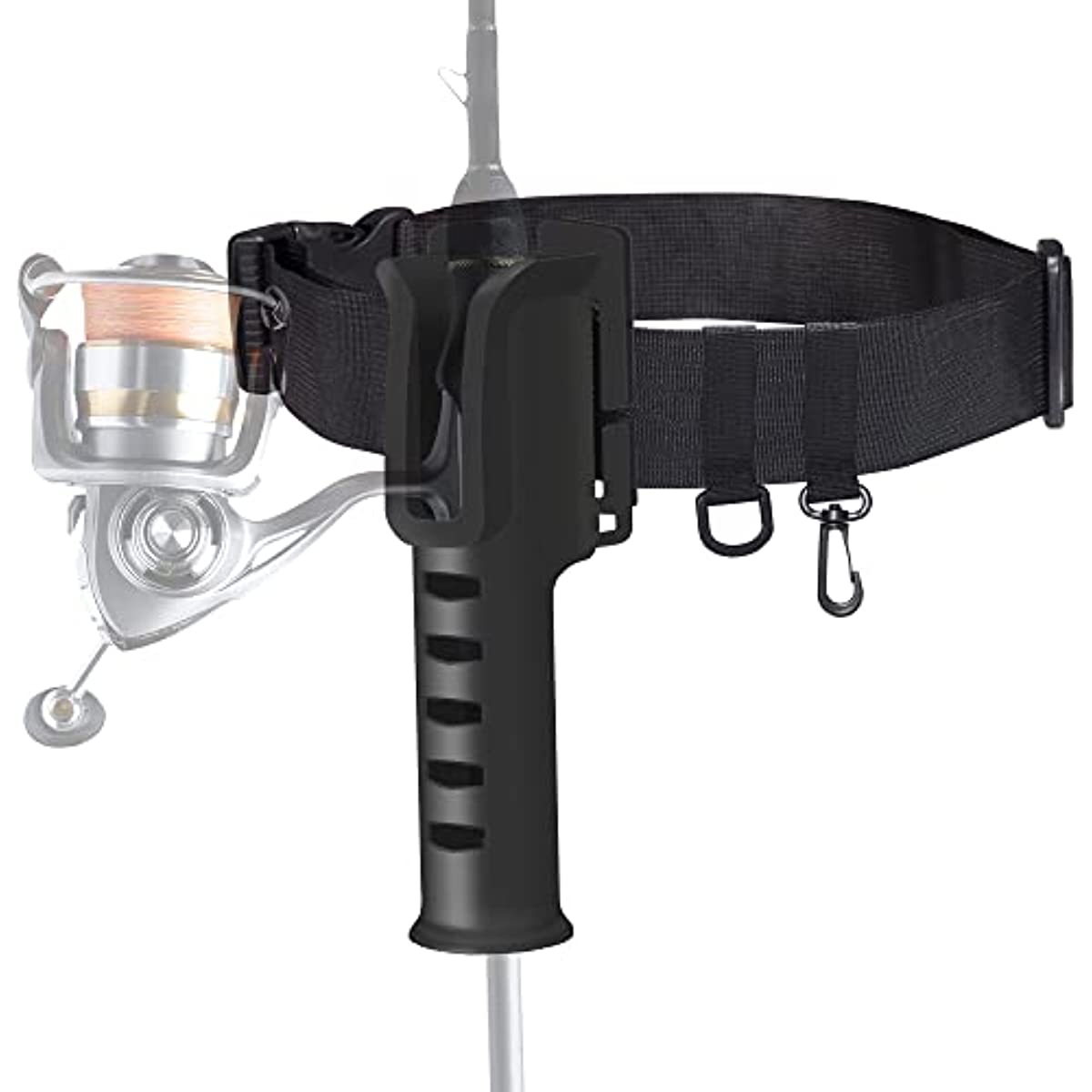 Fishing Rod Holder Belt - Adjustable Waist Wading Belts for Men