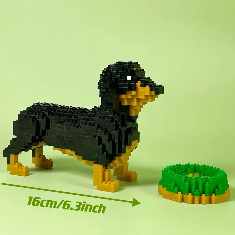 Micro Dog Building Blocks Animal Bricks Toys Siberian Husky - Temu France