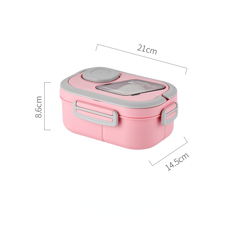 MILTON STEEL FLAT Insulated Inner Stainless Steel 700ml 2 Containers Lunch  Box