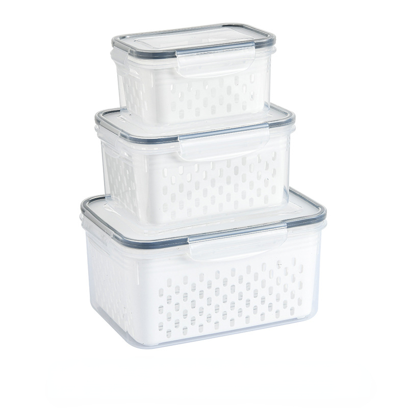 Fruit Vegetable Produce Storage Saver Containers With Lid - Temu