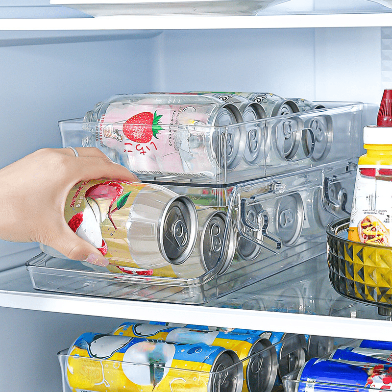 1pc Organizador Latas Refresco Refrigerador Soporte Bebidas - Temu
