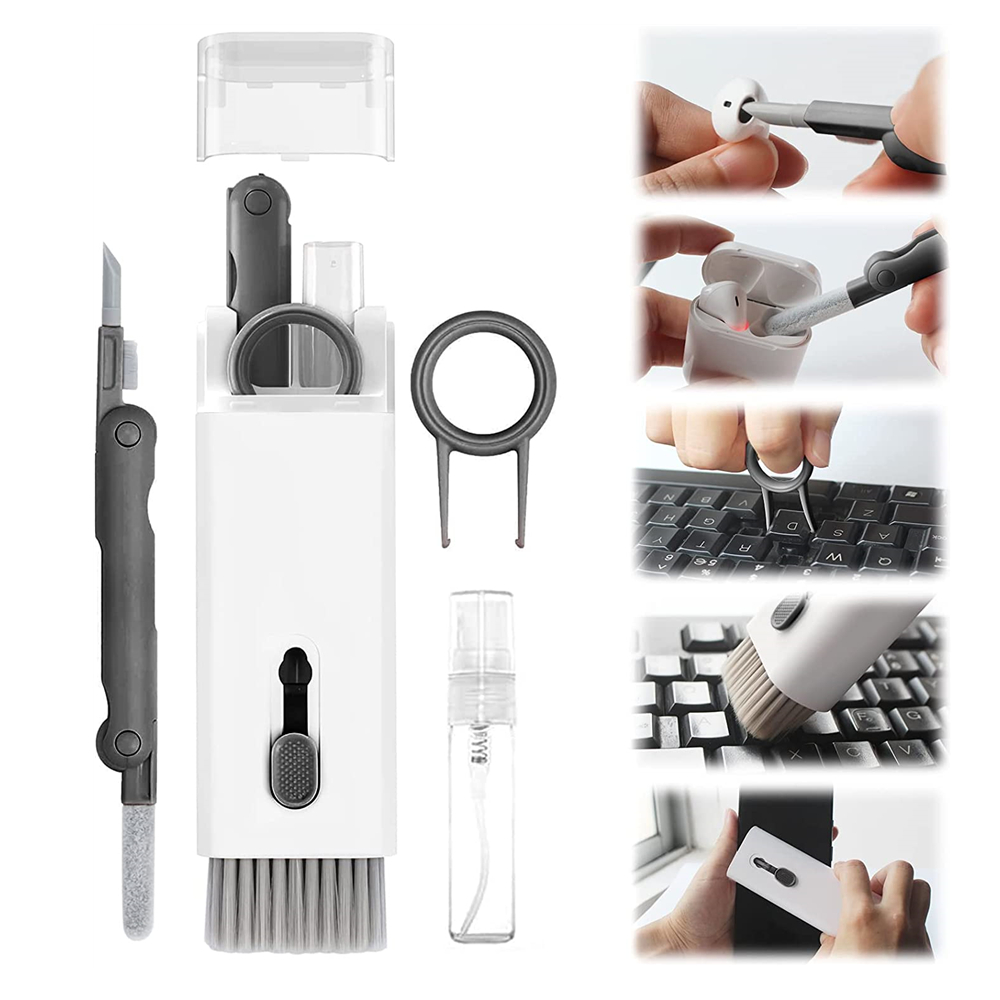 Kit de nettoyage pour Airpods Pro, outils de nettoyage des écouteurs  multifonctions 5 en 1, stylo de nettoyage avec brosse douce pour port de  charge Iphone, haut-parleur de téléphone, earpods
