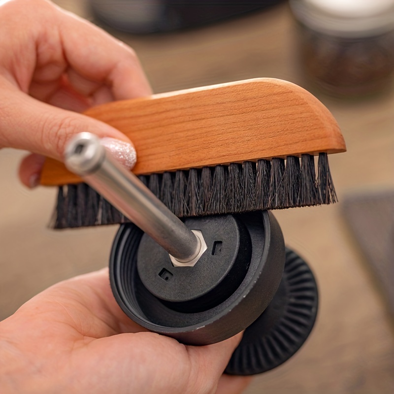 Coffee Cleaning Brush Set, Brush Wooden Coffee Grinder Cleaning