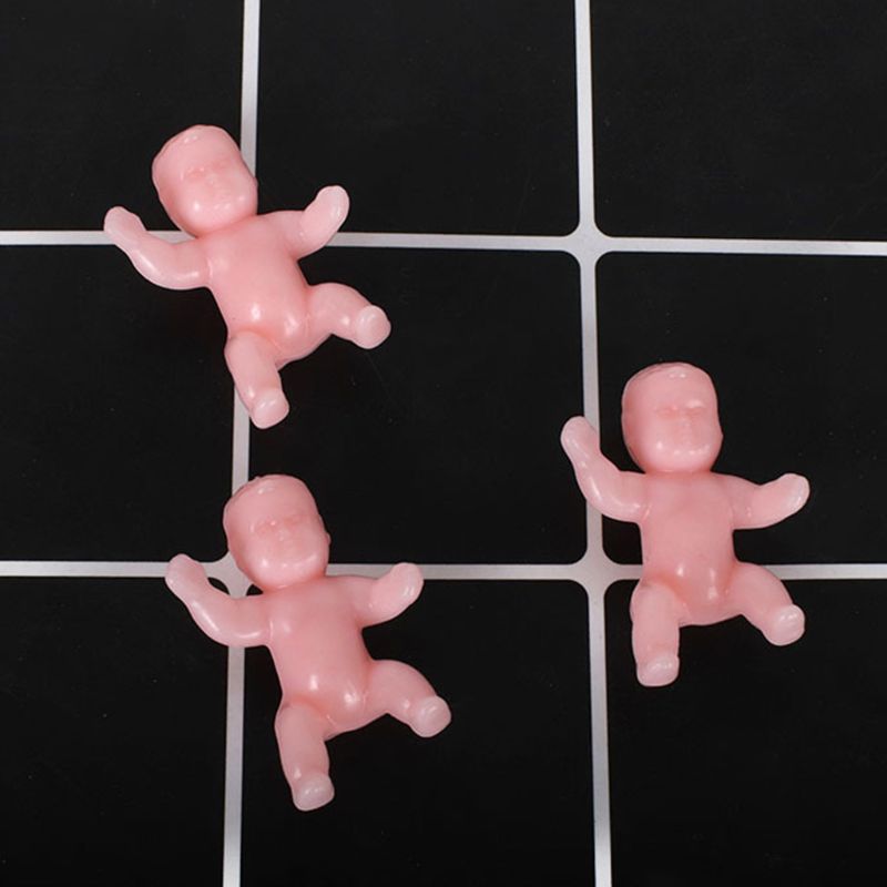 Plastic Mini Baby Toys Dollhouse Accessories Cake Decoration - Temu