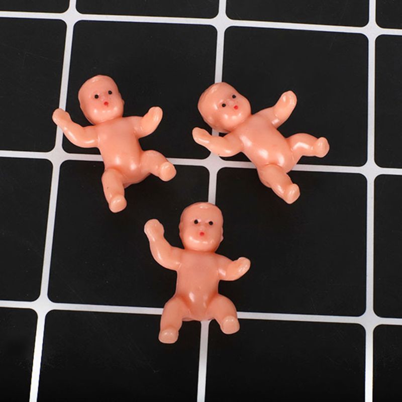 Plastic Baking Decoration Toy  Mini Toys Children Baby Doll