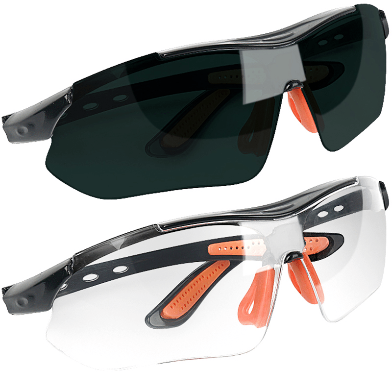 Gafas de seguridad a prueba de viento para ciclismo, con ventilación,  lentes HD, gafas de protección a prueba de arena para trabajo de laboratorio
