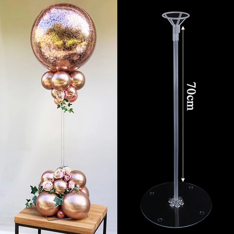 

1pc, Balloon Rack, Table Float Balloon Club Birthday Decoration Decoration Hotel Table Decoration Balloon Accessories Drag And Stick Acrylic Plastic Rod