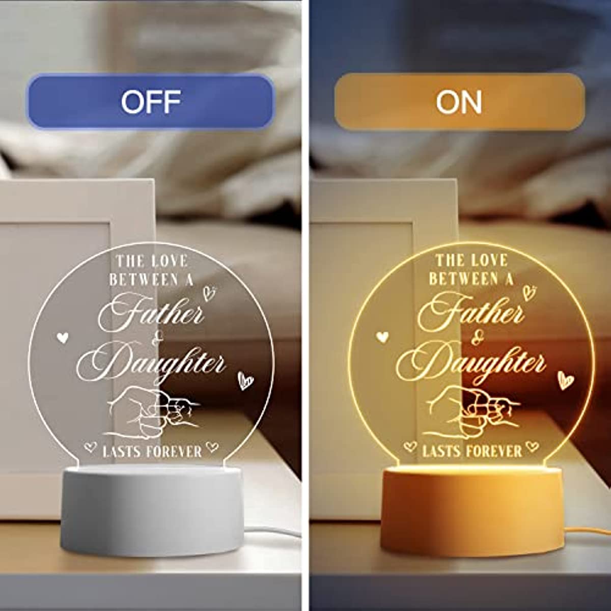 Personalized Night Light For Dad Perfect Birthday Retirement - Temu