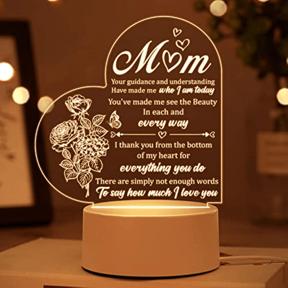 Gifts For Mom From Daughter Son Mom Birthday Gifts Night - Temu