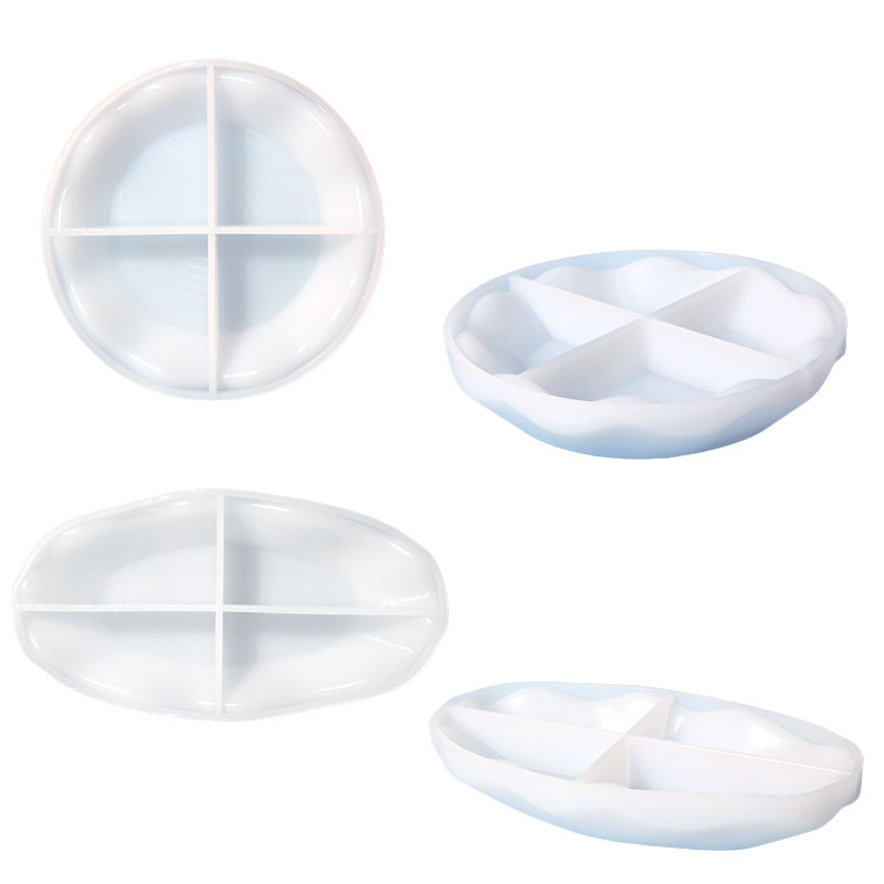 Oval Tray Dish Silicone Mold Rectangular Oval Storage Tray - Temu