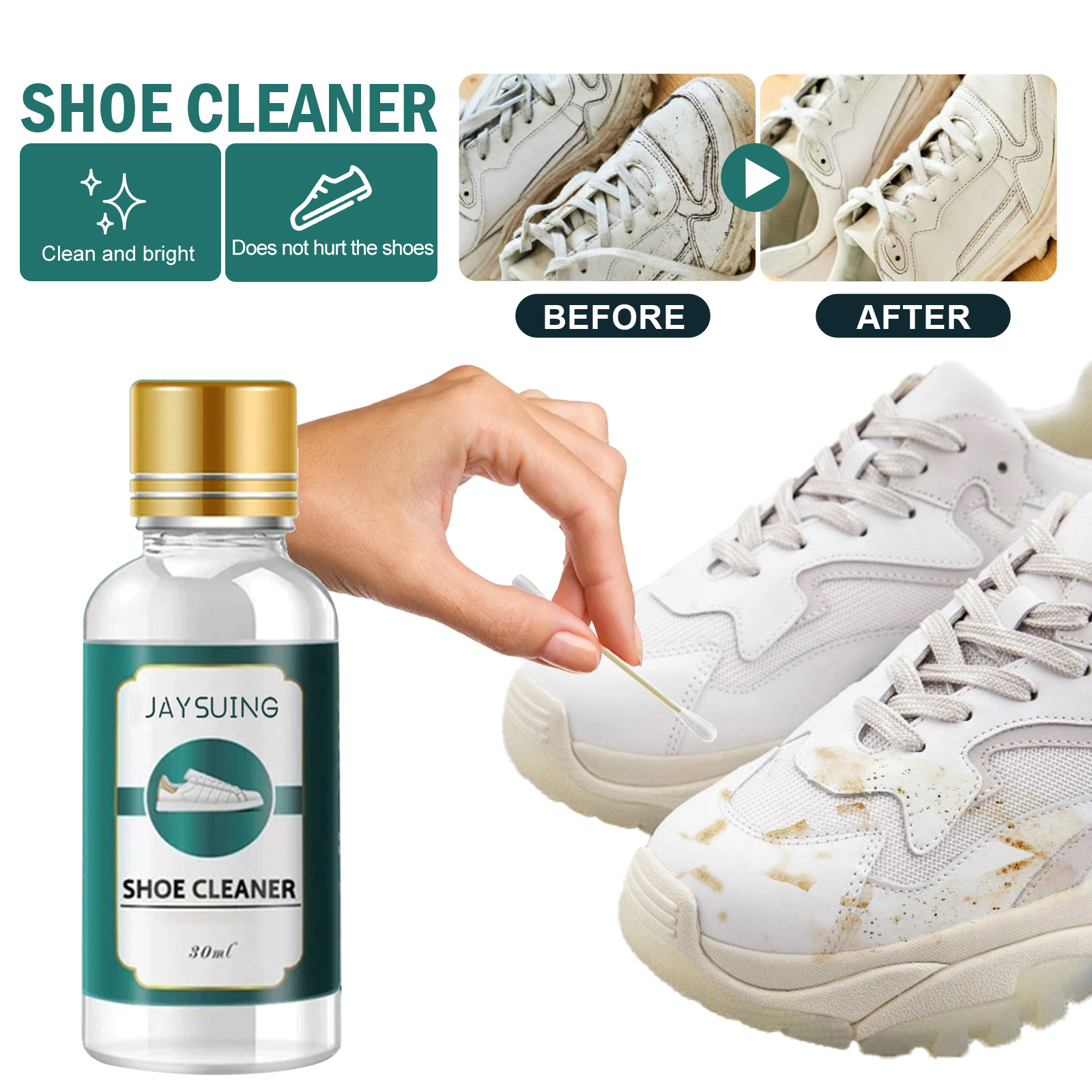 Limpiador De Zapatos Blancos - Temu