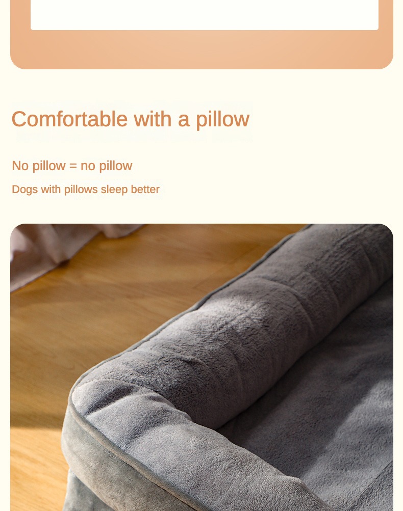 Cozy Winter Dog Bed Universal Soft Half Surround Design Temu