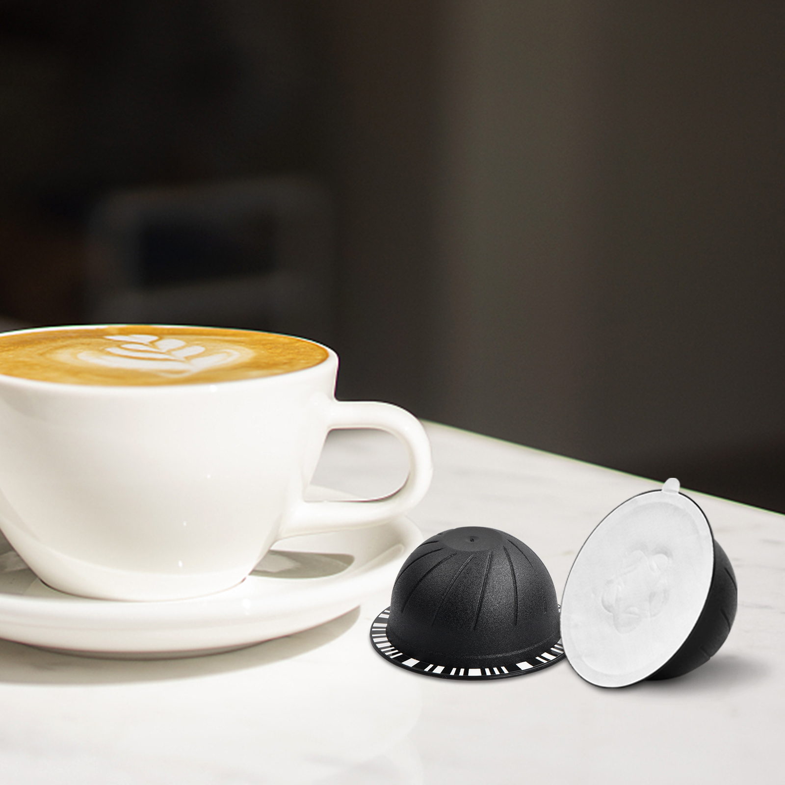 Coffee Capsule Cup Self Stick Tamper Kit For Nespresso Vertuo Bar  Accessories