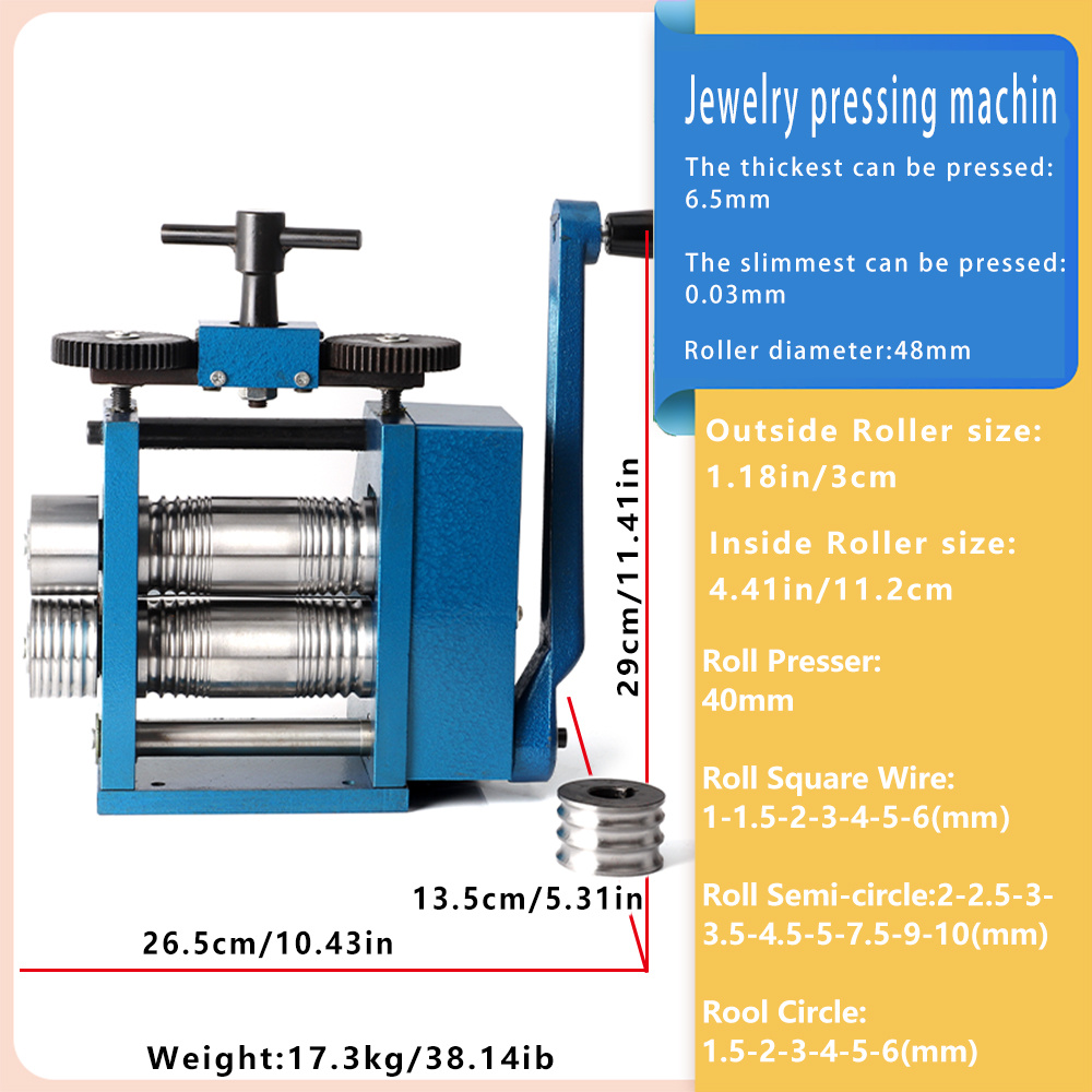 The Hobbyworker Rolling Mill Machine Jewelry Making Manual - Temu Japan