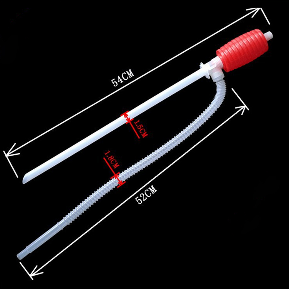 TEMU Car Truck Hand Oil Gasoline Transfer Sucker Manual Fuel Pump Siphon Suction Water Fuel Transfer Pump