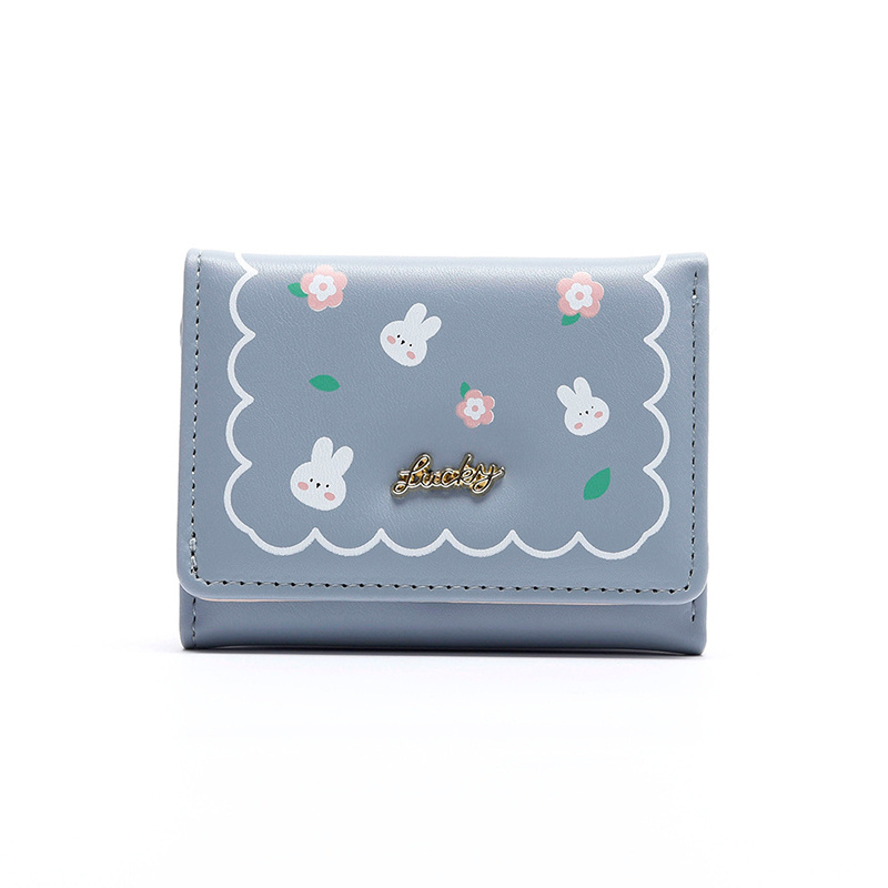 Fashion Pouch Cute Cartoons Small Short Wallets Card Holder Coin