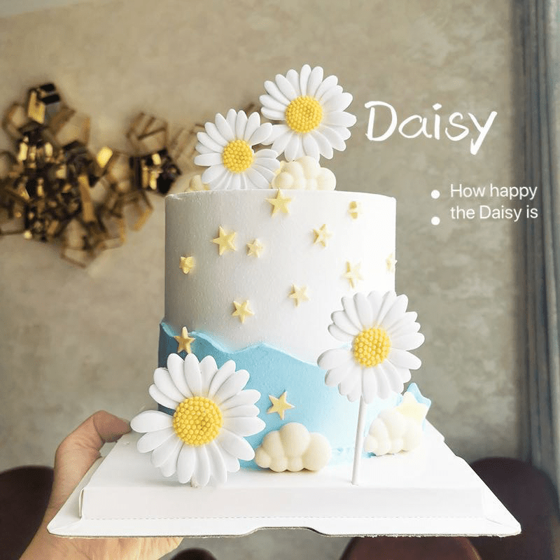 DAISY Cake Topper SVG, Happy Birthday Graphic by heartsvgs · Creative  Fabrica
