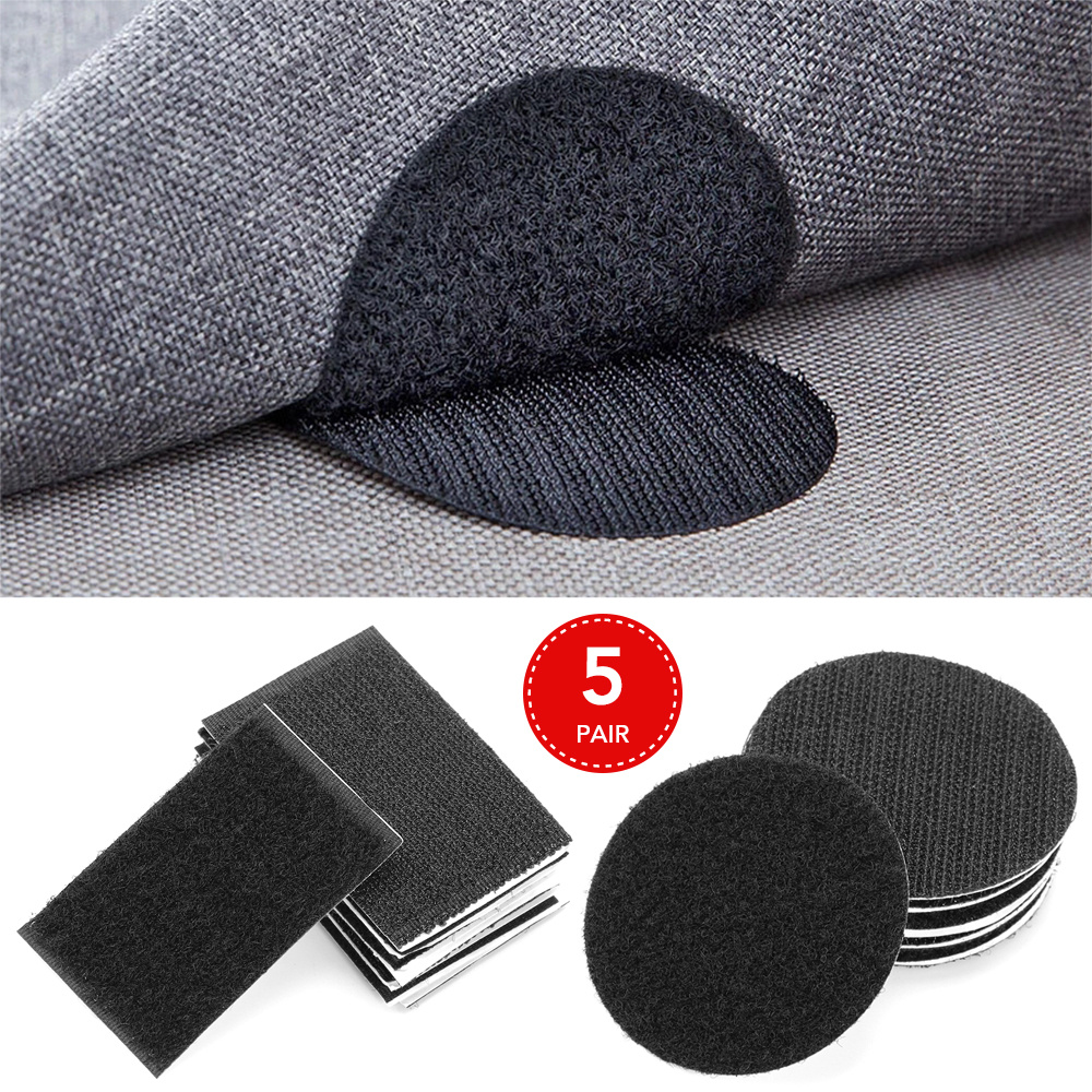 Car Floor Mat Fastener Tape, Double-Sided Hook and Loop