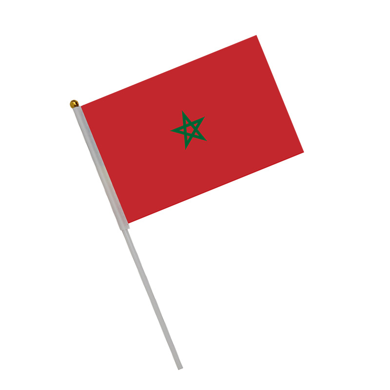 Small Portable Waving Flags for Football Fans Polyester Flag 21
