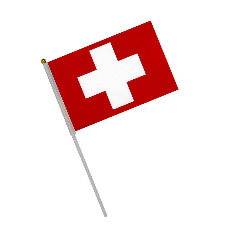 Small Portable Waving Flags for Football Fans Polyester Flag 21