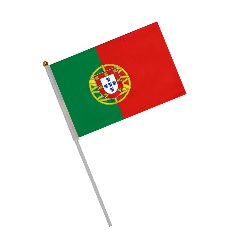 Small Portable Waving Flags for Football Fans Polyester Flag 21