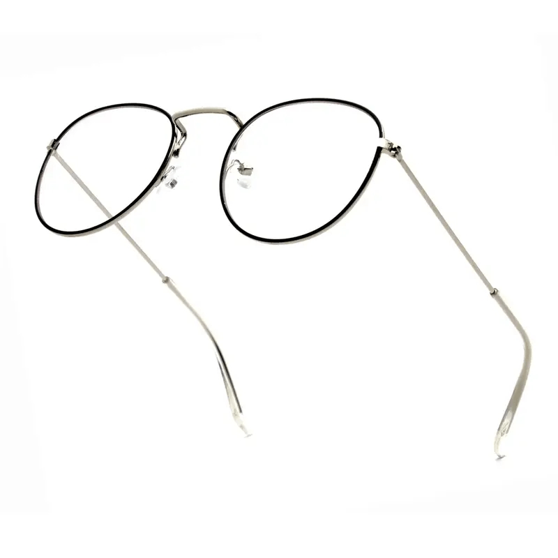 Round Clear Lens Glasses Women Retro Spectacles Frame