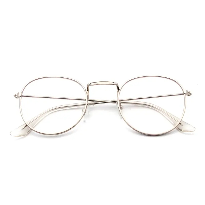 Round Clear Lens Glasses Women Retro Spectacles Frame