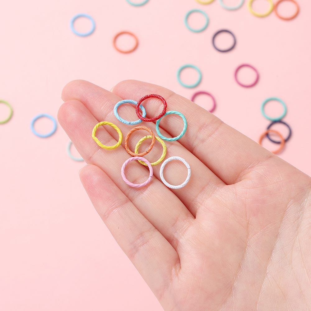 Metal Hoops Earring Wires Connectors Closed Circle Rings - Temu