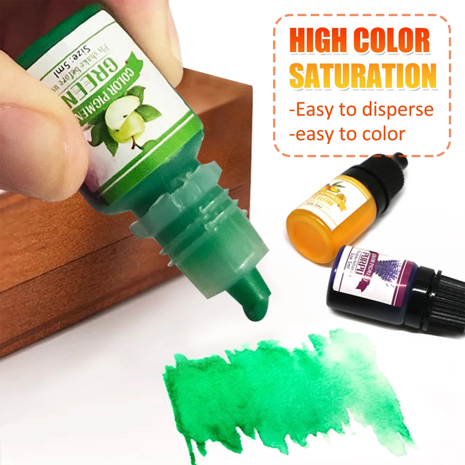 10ml Resin Pigments Candle Soap Dye DIY UV Aromatherapy Epoxy